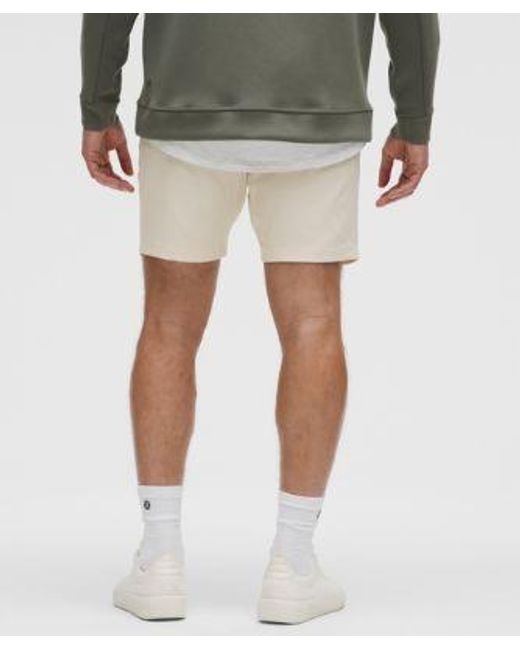lululemon athletica Natural Abc Classic-Fit Short 7" for men