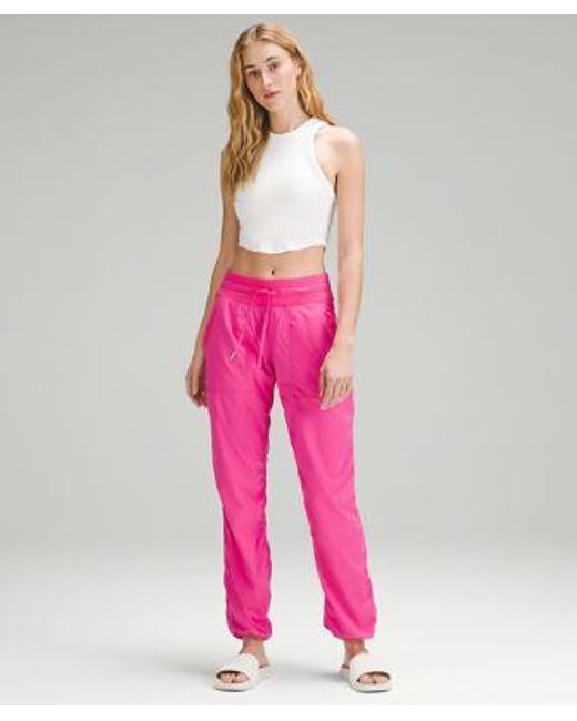lululemon athletica Dance Studio Mid-rise Pants Regular - Color Pink/neon - Size 0