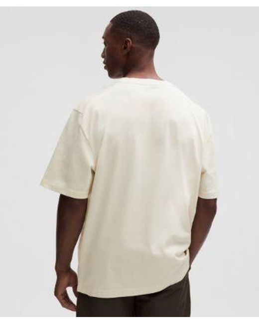 lululemon athletica Natural Heavyweight Cotton Jersey T-Shirt for men