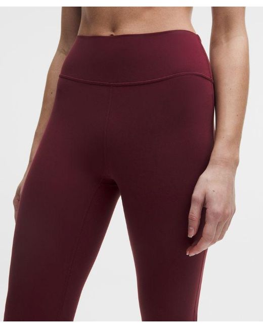 lululemon athletica – Groove Nulu High-Rise Flared Pants Regular – Color Burgundy/ – Size 4