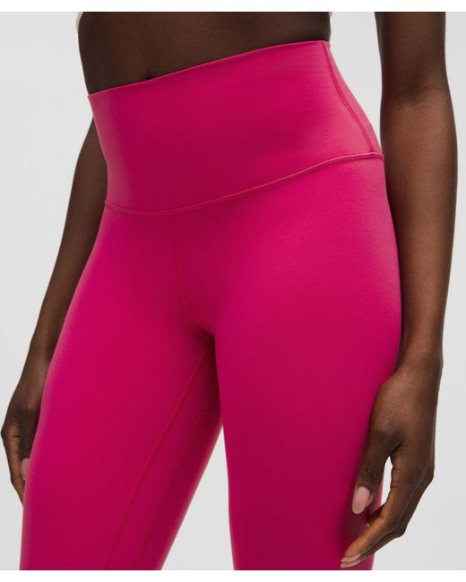 lululemon athletica Pink Align High-Rise Crop 17"