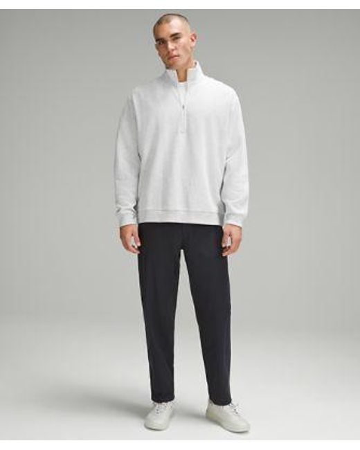 lululemon athletica Gray Steady State Half Zip for men
