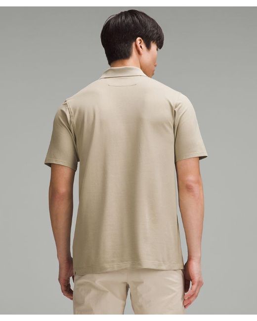 lululemon athletica Multicolor – Classic-Fit Pique Short-Sleeve Polo Shirt – Color Khaki – for men