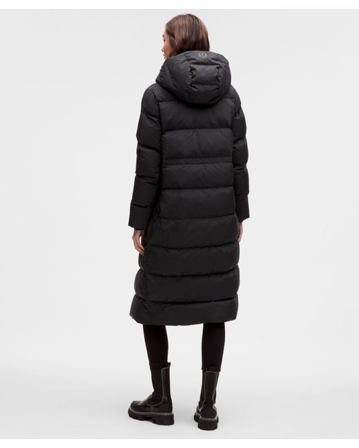 lululemon athletica Wunder Puff Long Jacket - Color Black - Size 12