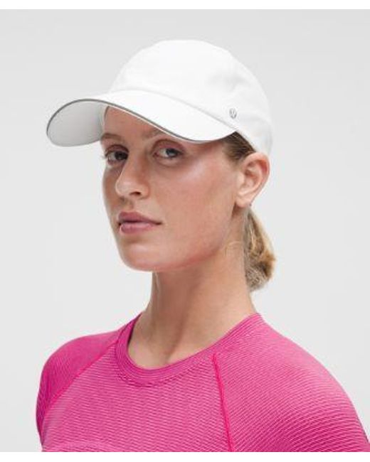 lululemon athletica White – Fast And Free Running Hat – – Size Small/Medium