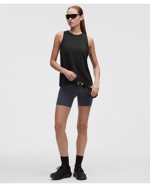 lululemon athletica Black – Super Swiftly Relaxed-Fit Tank Top – – Size Large