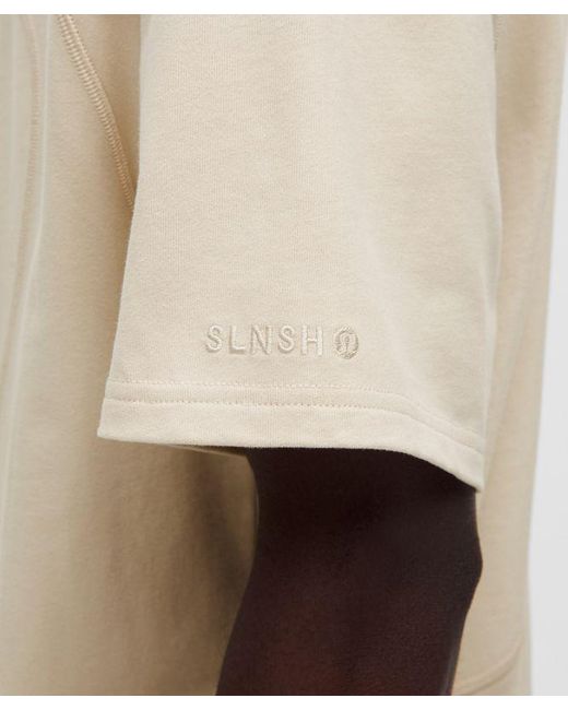lululemon athletica Natural – Heavyweight Brushed T-Shirt Slnsh Collection – – Size Large for men