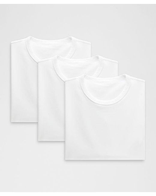 lululemon athletica White Organic Cotton Classic-Fit T-Shirt for men