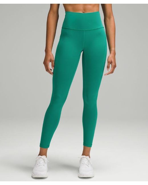 lululemon athletica Green – Wunder Train High-Rise Tight Leggings With Pockets – 25" – –