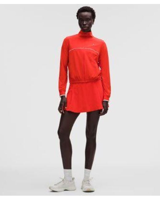 lululemon athletica Red A-Line Side-Pleat Tennis Skirt