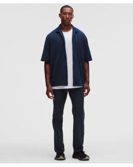 lululemon athletica Blue – Easyfive Classic-Straight Trousers 32L Light – – Size 4 for men