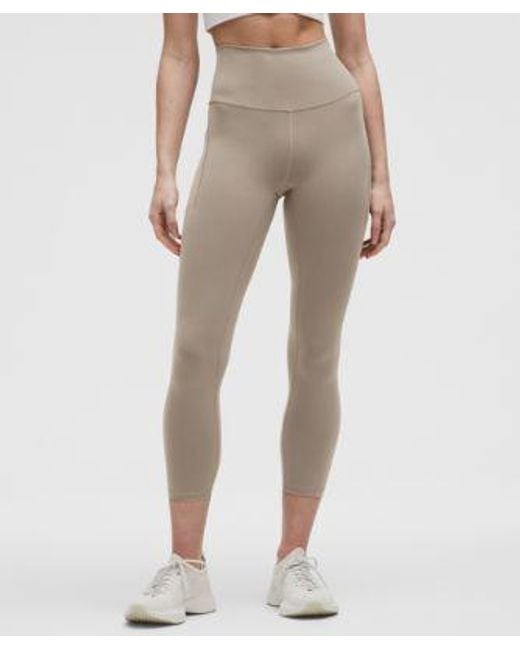 lululemon athletica Natural Wunder Train High-Rise Crop With Pockets 23"