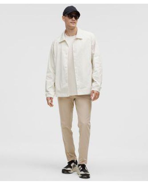 lululemon athletica White Abc Slim-Fit 5 Pocket Pant 28L for men
