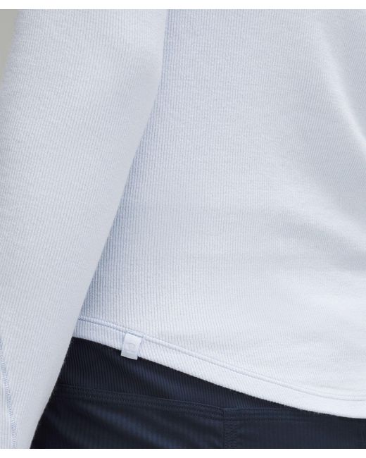 lululemon athletica Gray Hold Tight Long-sleeve Shirt