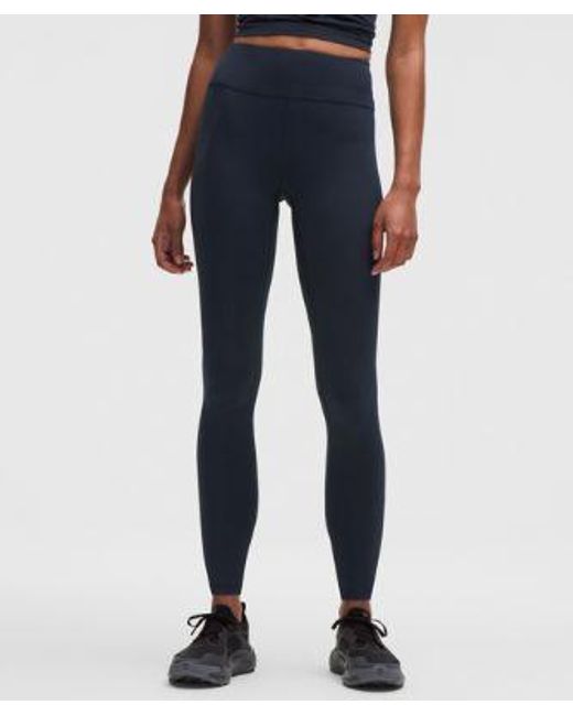 lululemon athletica Black Thermal High-Rise Running Tight 28"