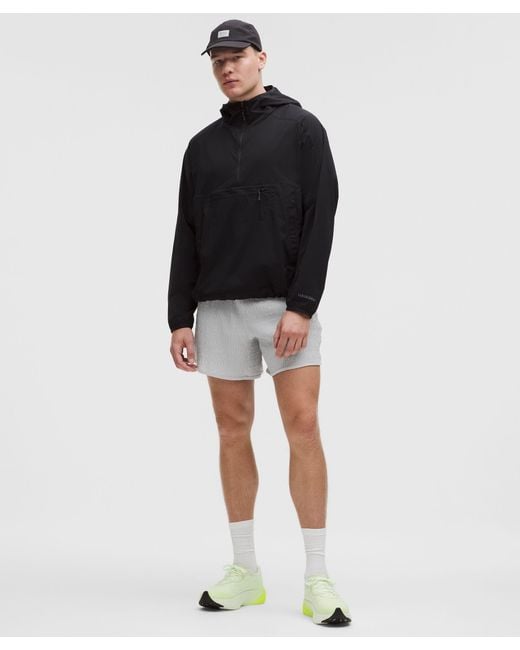 lululemon athletica Black – Mile Maker Reflective Linerless Shorts – 6" – – Size Large for men