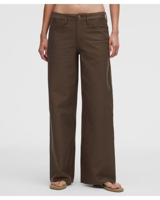 lululemon athletica Multicolor – Easyfive Low-Rise Classic Wide-Leg Pants Regular – – Size 28