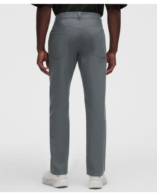 lululemon athletica Gray Easyfive Classic-Straight Pant 32L for men