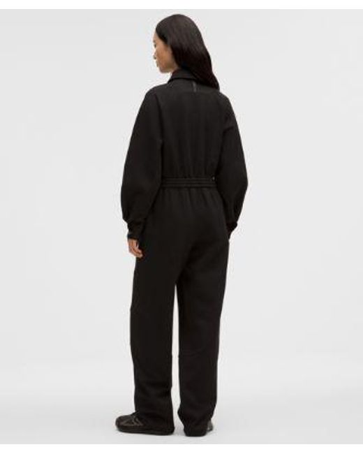 lululemon athletica Black – Ponte Relaxed-Fit Jumpsuit Slnsh Collection – – Size Large