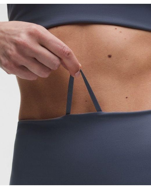 lululemon athletica Blue Wunder Train No Line High-Rise Tight 25"