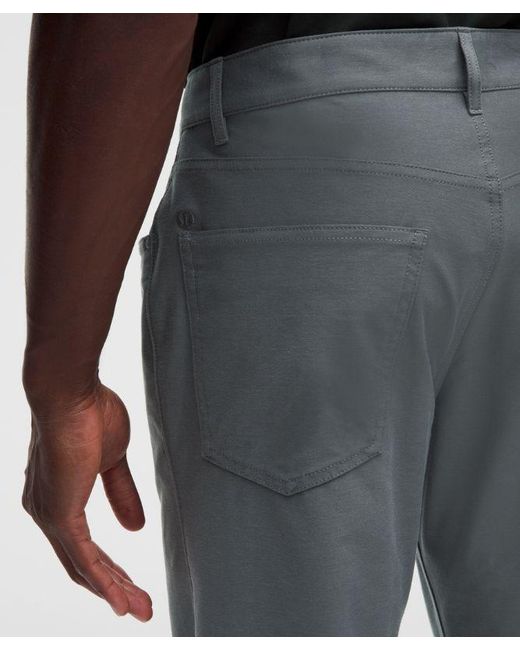 lululemon athletica Gray Easyfive Classic-Straight Pant 32L for men