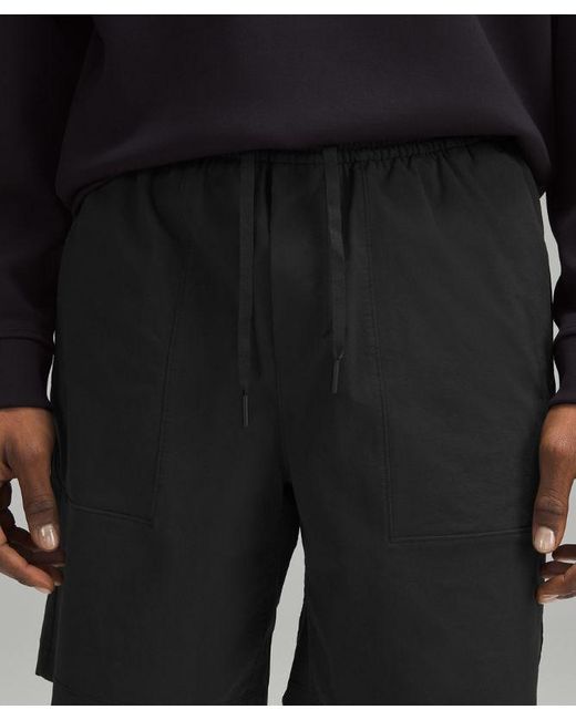 lululemon athletica Bowline Shorts Stretch Cotton Versatwill - 8" - Color Black - Size L for men
