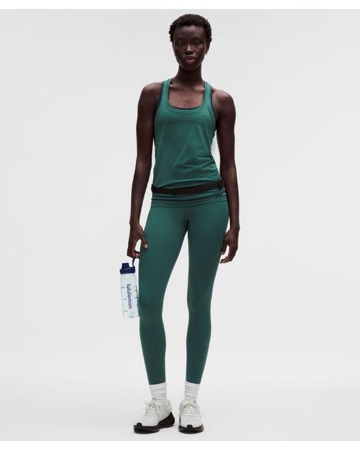 lululemon athletica Green – Fast And Free High-Rise Tight Leggings 5 Pocket – 28" – – Size 4