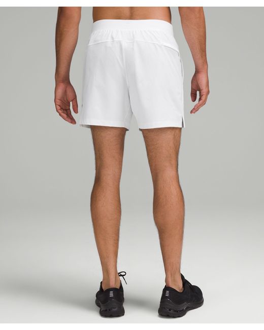 lululemon athletica White Zeroed In Linerless Shorts 5" for men