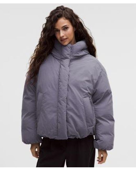 lululemon athletica Purple – Bubble-Hem 600-Down-Fill Puffer Jacket – – Size Large
