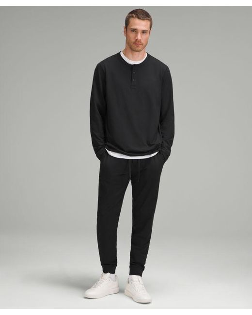 lululemon Soft Jersey Joggers Regular in Black for Men Lyst UK