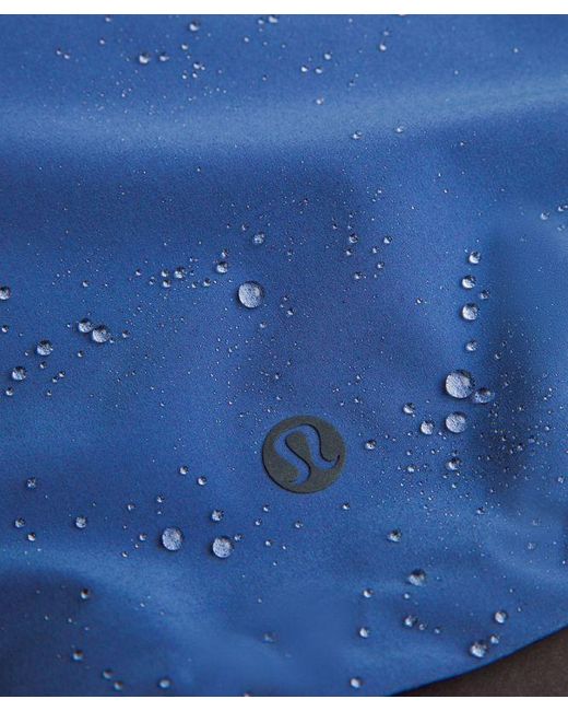 lululemon athletica Blue – Stretch Glyde Waterproof Jacket – – Size Large for men