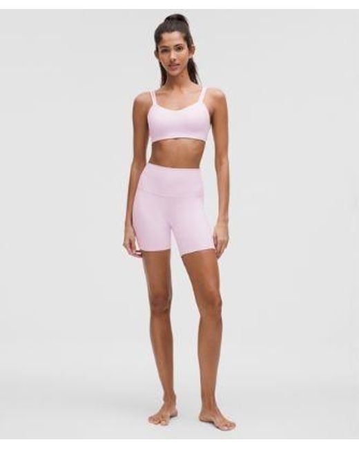 lululemon athletica Pink Align High-Rise Short 6"