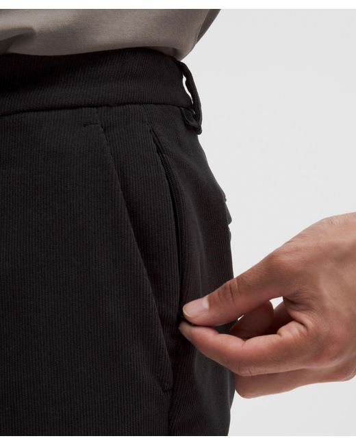 lululemon athletica Black Abc Classic-Fit Trouser 32L for men