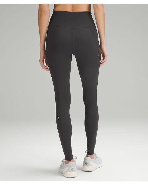 lululemon athletica Gray Fast And Free High-rise Tight 28" Pockets Updated