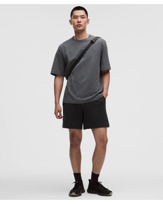 lululemon athletica Black – Pique Performer Relaxed Shorts – 7" – – Size Large for men