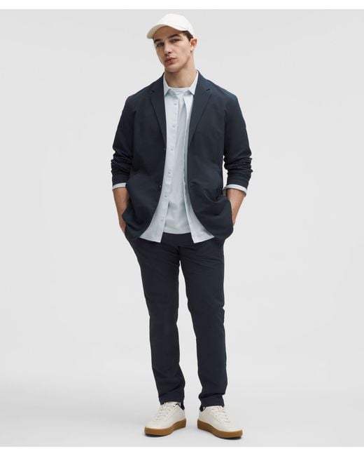 lululemon athletica Blue New Venture Button-Front Blazer for men