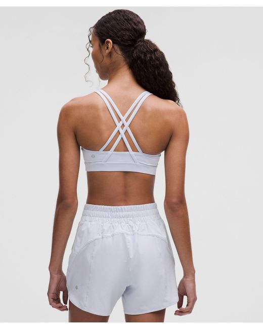 lululemon athletica White Energy Bra Medium Support, B-D Cups