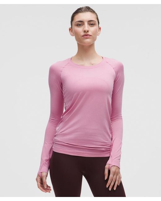 lululemon athletica Pink Swiftly Tech Long-Sleeve Shirt 2