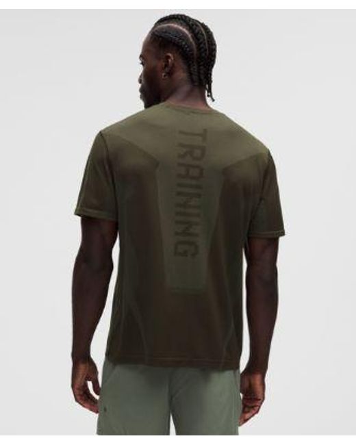 lululemon athletica Green – Metal Vent Tech Relaxed-Fit Short-Sleeve Shirt Training – – Size Large for men