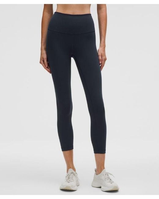 lululemon athletica Wunder Train High-rise Crop Leggings - 23" - Color Blue - Size 0