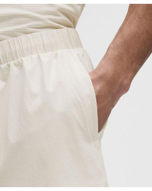 lululemon athletica Natural Mile Maker Ripstop Linerless Short 6" for men