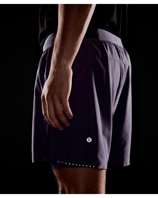 lululemon athletica Multicolor – Fast And Free Lined Running Shorts – 5" – – for men
