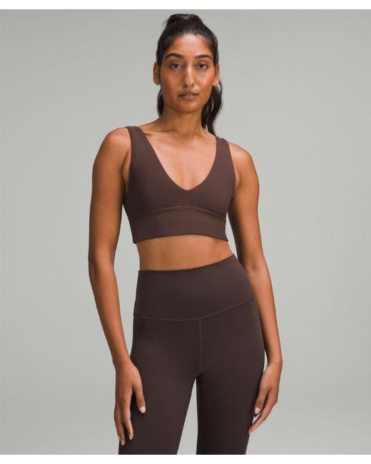 lululemon athletica Brown Align V-Neck Bra Light Support, A/B Cup