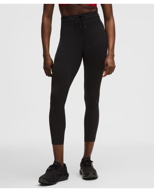 lululemon athletica Red – Fast And Free High-Rise Tight Leggings – 25" – – Size 4