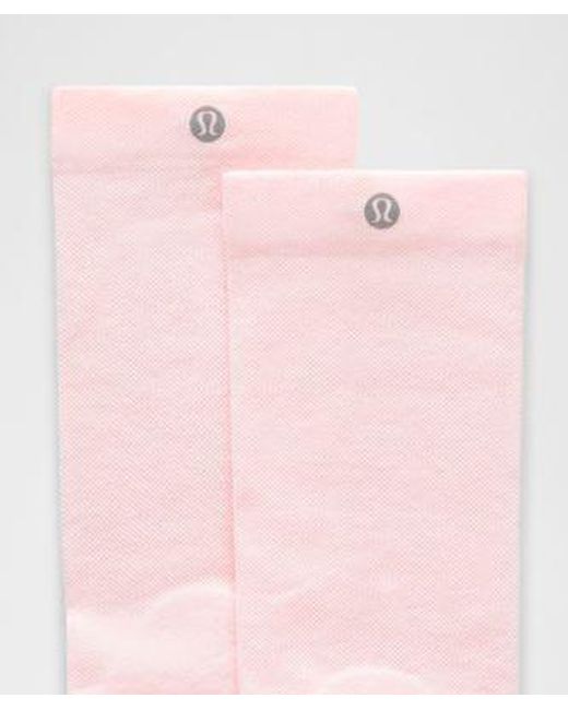 lululemon athletica Pink – Power Stride Crew Socks 3 Pack – – Size Large