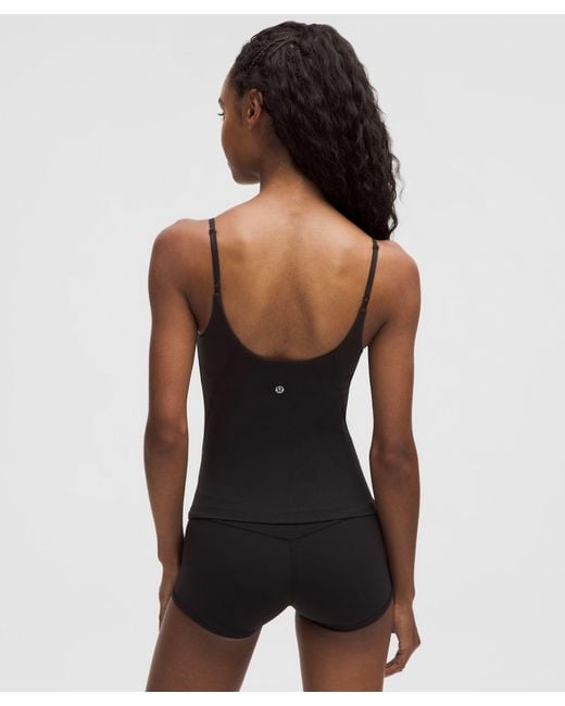 lululemon athletica Black Align Waist-Length Cami Tank Top