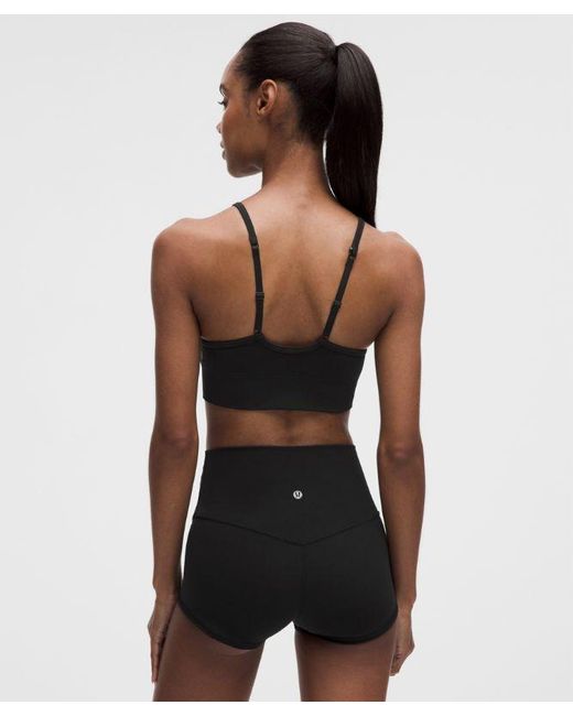 lululemon athletica Black Ebb To Street Bra