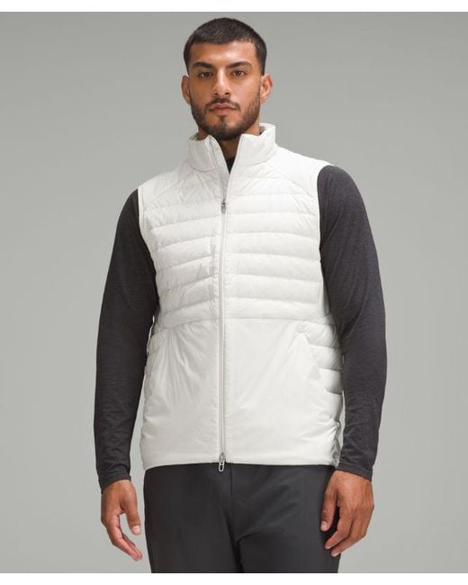 lululemon athletica Gray Down For It All Vest for men