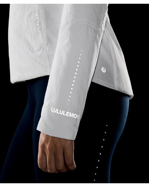 lululemon athletica White Another Mile Jacket