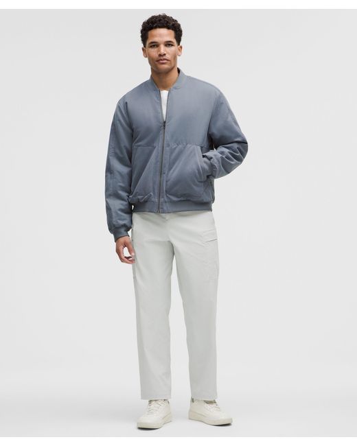 lululemon athletica Gray Ripstop Relaxed-Fit Cargo Pant for men